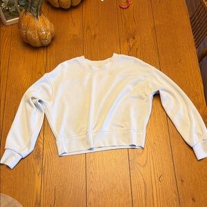 lululemon athletica Kids Light Gray Sweatshirt